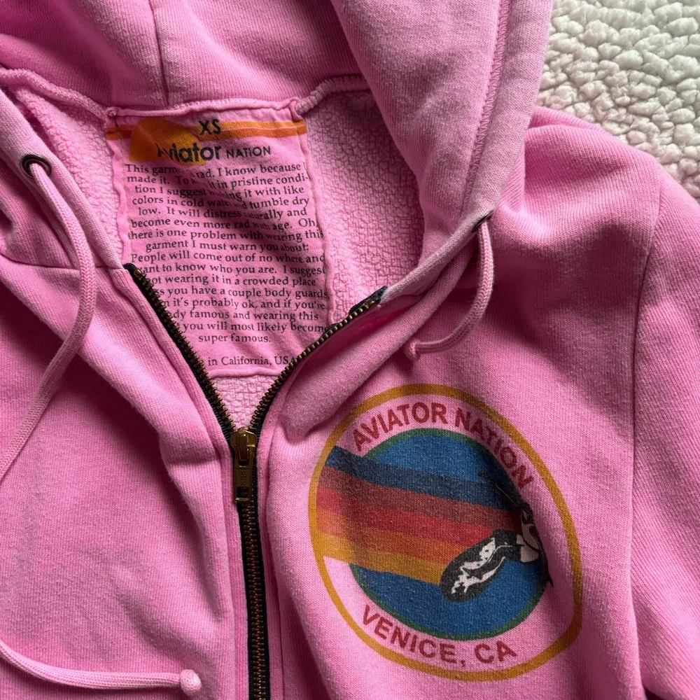 Aviator nation pink jacket - Picture 2 of 4